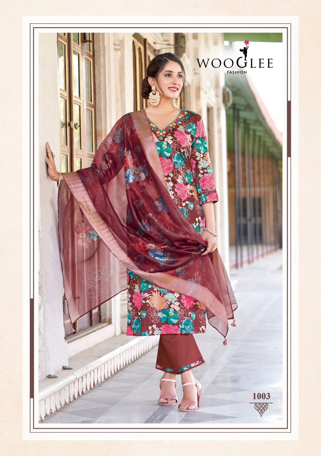 Wooglee Iconic Pure Cotton Wholesale Readymade Salwar Suit Catalog — Wholesale, Wooglee wholesale from Surat — view 3